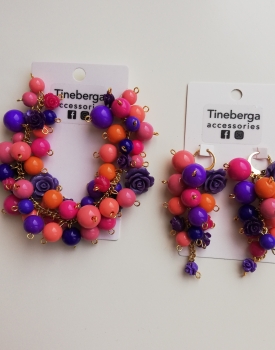 Set of ornaments - Sunset tones